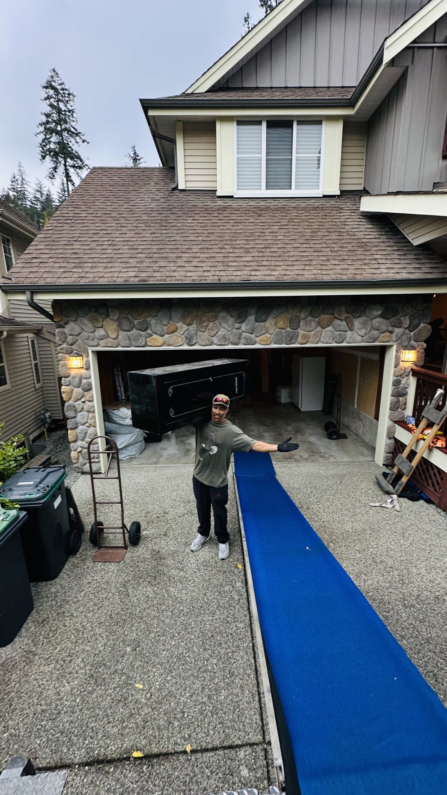 Vancouver to Calgary long-distance movers loading a truck