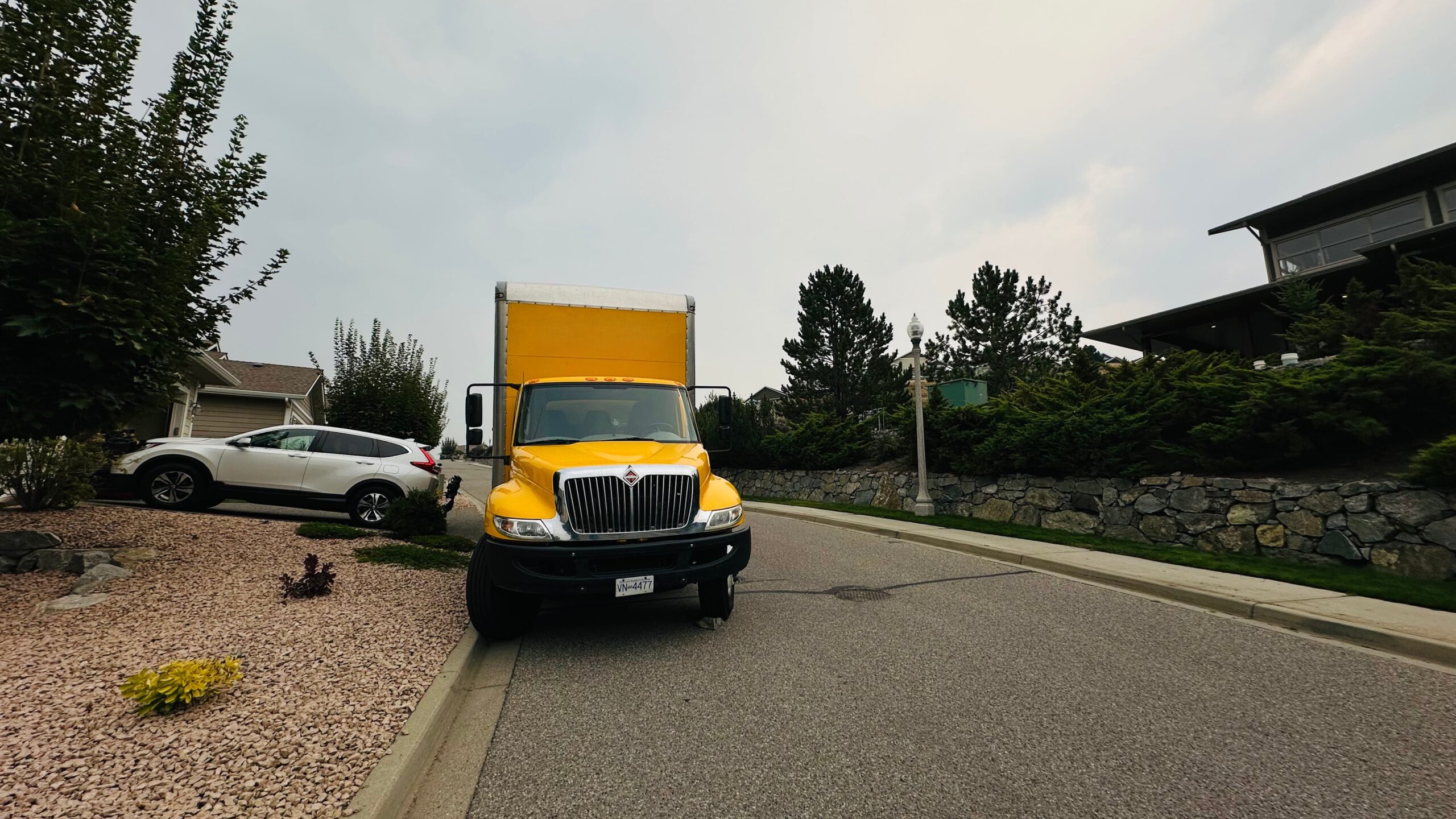 Professional long-distance movers transporting household goods across Canada